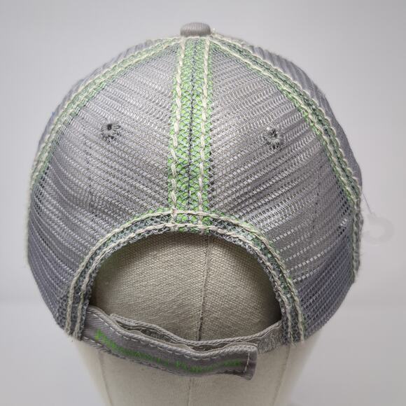 Pheasants Forever Strapback Trucker Hat Gray One Size Adjustable Distressed - Picture 6 of 9